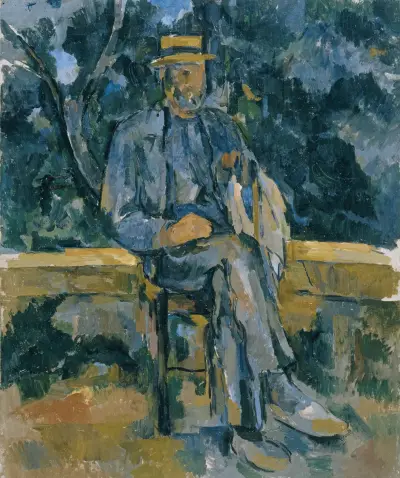 Portrait of Peasant (from 1905 until 1906) av Paul Cézanne