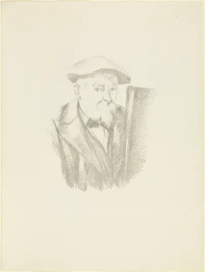 Selbstbildnis av Paul Cézanne