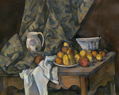 Still Life with Apples and Peaches av Paul Cézanne