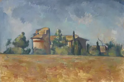 The Dovecote at Bellevue av Paul Cézanne