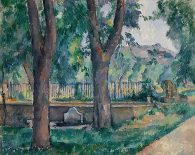 Sadzawka w Jas de Bouffan, Paul Cézanne