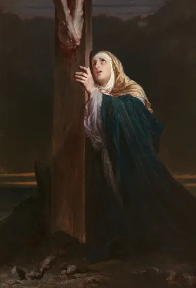 La Vierge au pied de la croix av Paul Delaroche