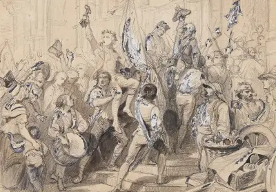 Le retour de la prise de la Bastille, Paul Delaroche