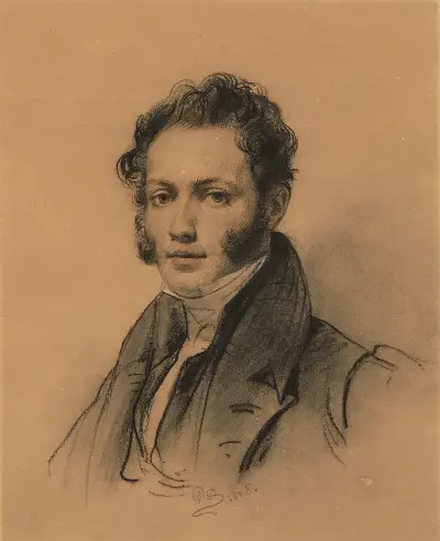 Portrait d’Antoine Alphonse Montfort, Paul Delaroche
