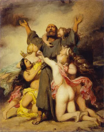 The Temptation of Saint Anthony av Paul Delaroche
