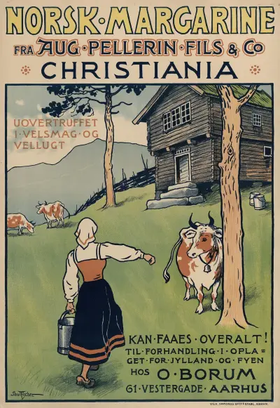 Norsk Margarine fra Aug. Pellerin Fils & Co. Christiania, Paul Fischer