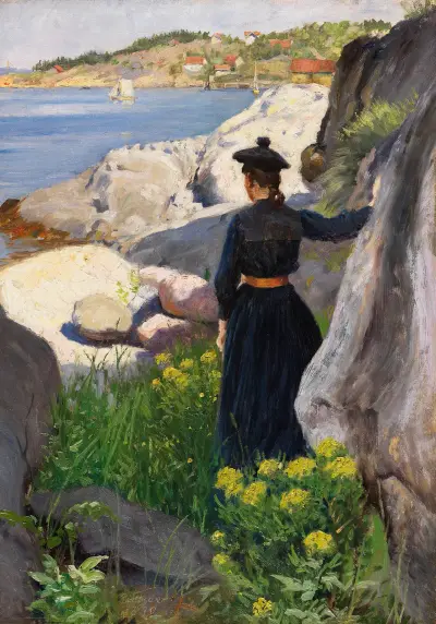 On the coast, Paul Fischer