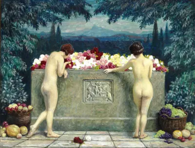 Ved Sarkophagen, Paul Fischer