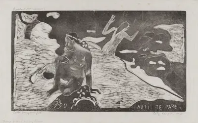 Auti Te Pape – nr 1 av Paul Gauguin