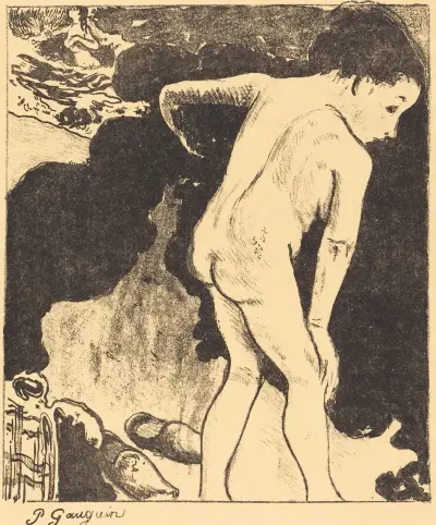 Breton Bathers (Baigneuses Bretonnes), 1889 – nr 2 av Paul Gauguin