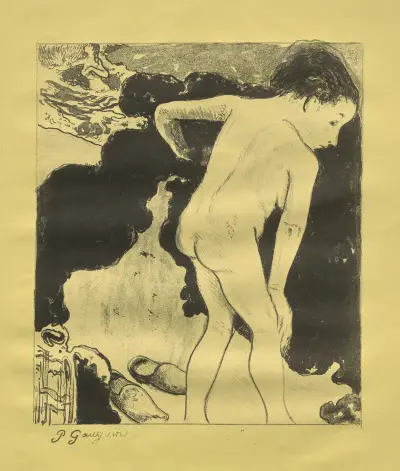 Breton Bathers, 1889 – nr 1 av Paul Gauguin