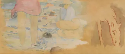Studia kobiet i konia, Paul Gauguin