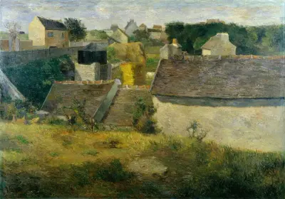 Houses at Vaugirard av Paul Gauguin