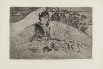 La femme aux figues av Paul Gauguin