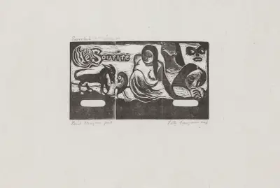 Le Sourire – nr 1 av Paul Gauguin