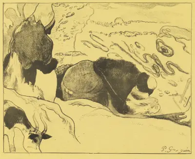 Les Laveuses, 1889 – nr 2 av Paul Gauguin