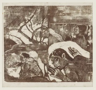 Manau Tupapau – nr 1 av Paul Gauguin