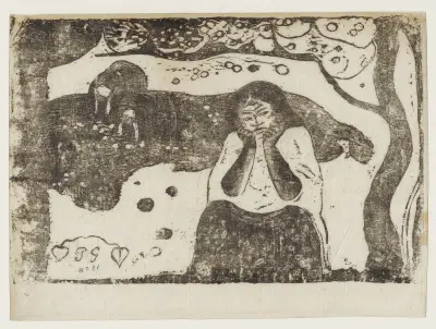 Misères humaines – nr 1 av Paul Gauguin