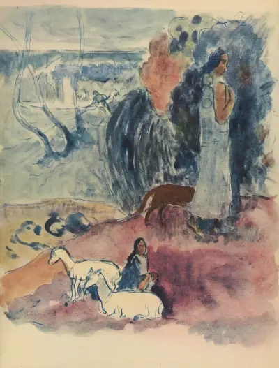 Noanoa Pl.12 av Paul Gauguin
