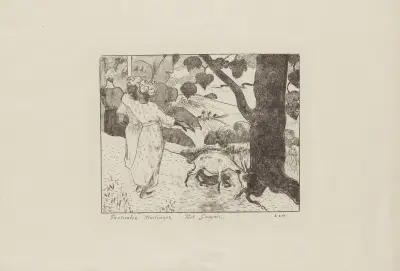 Pastorales Martinique av Paul Gauguin