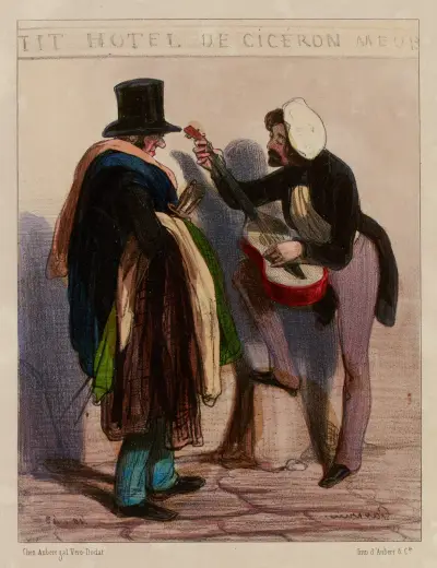 Ça vaut une pièce de quatorze francs., Paul Gavarni