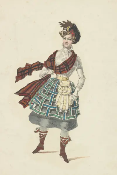 Costume prints, 1820 – Nr. 2, Paul Gavarni