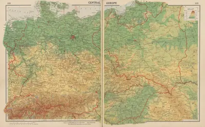 Europe—Central von John Paul Goode