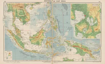 Indochina and East Indies von John Paul Goode