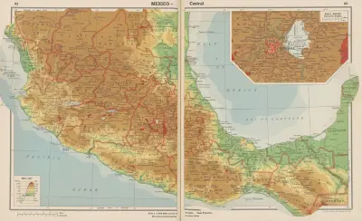 Mexico—Central von John Paul Goode