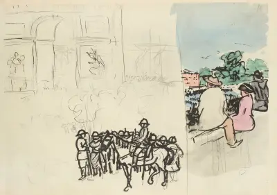 14 juillet 1919, Place de l’Etoile, 1919 – Nr. 2 von Paul Goute