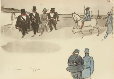 14 juillet, Dieppe von Paul Goute