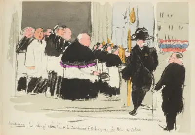 Bordeaux, Obsèques de M. de Mun von Paul Goute