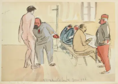Conseil de révision, 21 janvier 1916 von Paul Goute