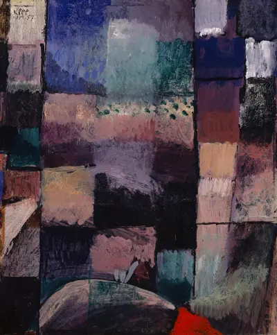 About a motif from Hammamet av Paul Klee