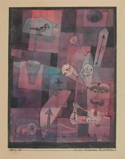 Analÿse verschiedener Perversitäten av Paul Klee