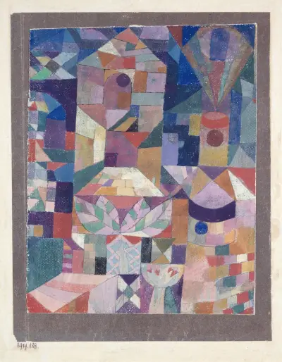 Castle Garden av Paul Klee