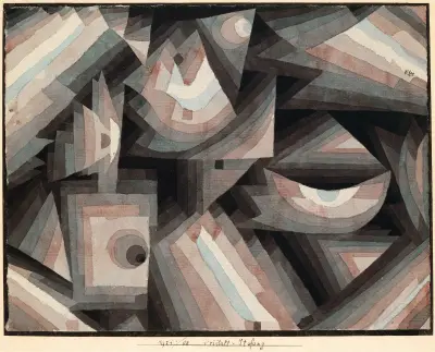 Crystal gradation av Paul Klee