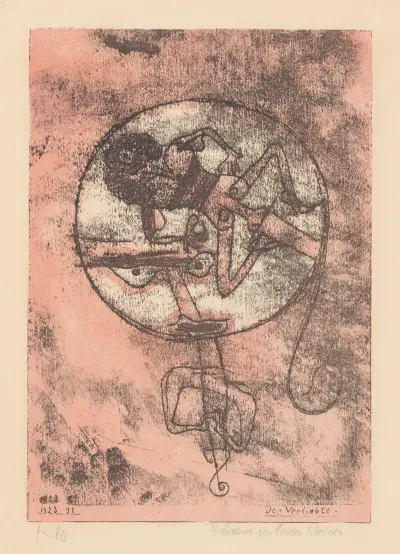 Der Verliebte, 1923 – nr 2 av Paul Klee