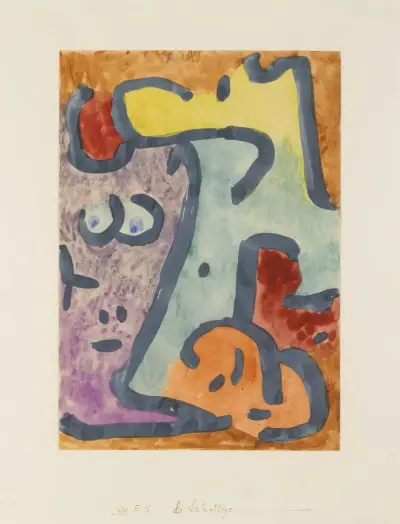 Die Schattige (The shadowy one) av Paul Klee