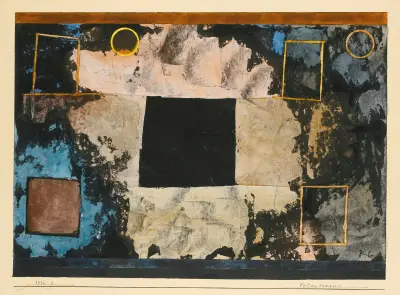 Felsen Kammern (Rock-Cut Chambers) av Paul Klee