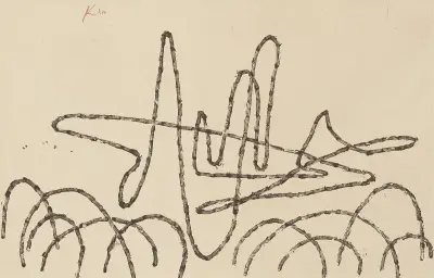 Von trockenen Zweigen von Paul Klee
