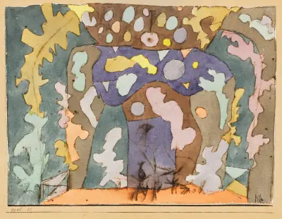 Kleines Bühnenbild av Paul Klee