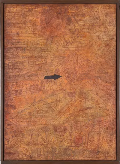 Pfeil im Garten von Paul Klee