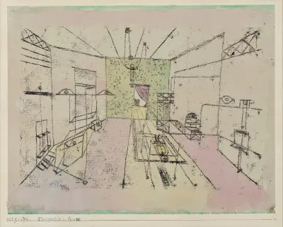 Phantom Perspective, 1920 – nr 1 av Paul Klee