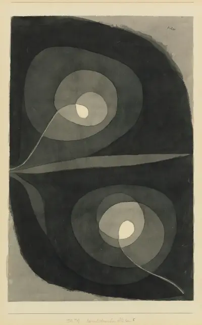 Spiralschraubenblüten I (Spiral Screw Flowers I) av Paul Klee