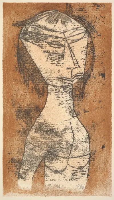 The Saint of the Inner Light (Die Helige vom inner Licht) av Paul Klee