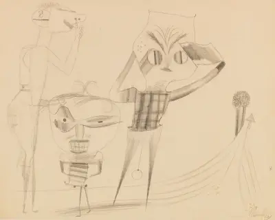 Vulgaere Komoedie, Paul Klee