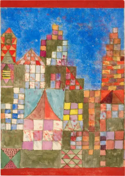 Westöstliche Bauten av Paul Klee