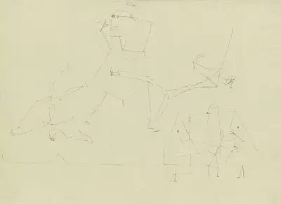Zwei Gruppen av Paul Klee