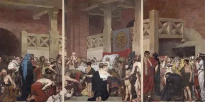 Smrt svaté Jenovéfy, 1874 – Nr. 3, Jean-Paul Laurens